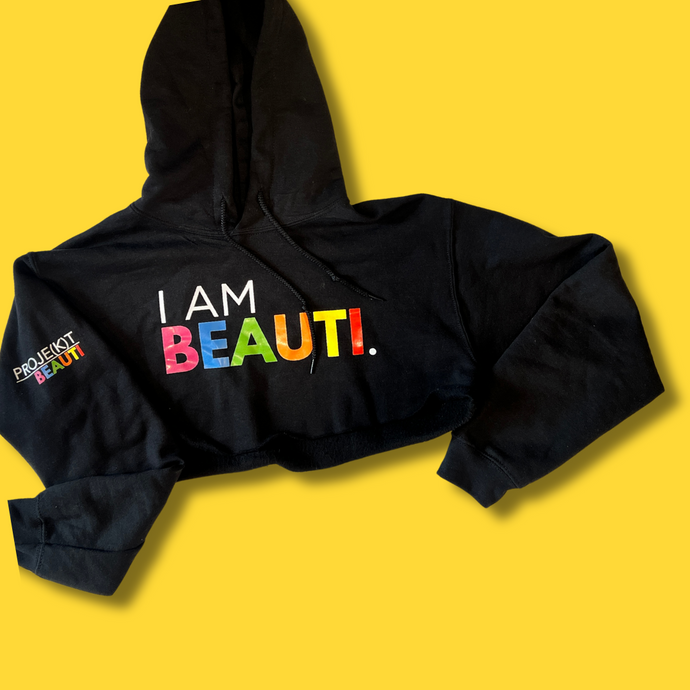 PROJEKT BEAUTI CROPPED HOODIE SWEATSHIRT