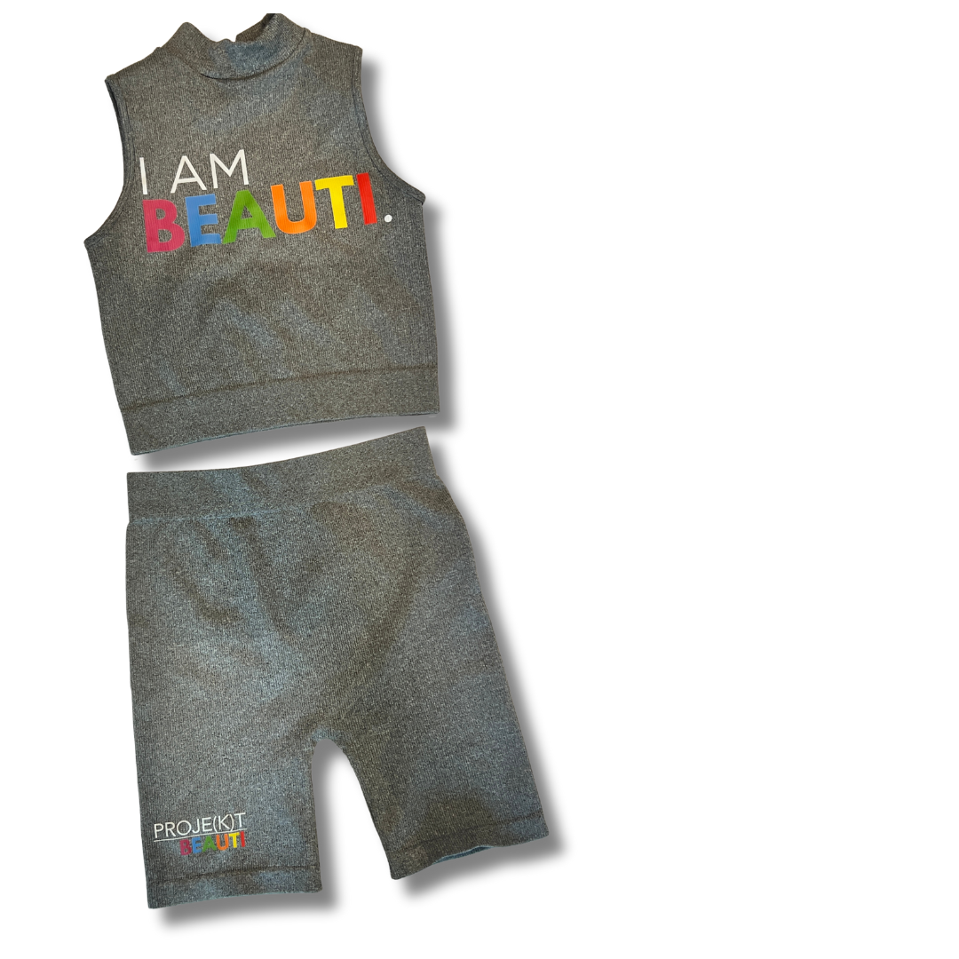 LIMITED EDITION! -PROJEKT BEAUTI TWO PIECE SET GRAY